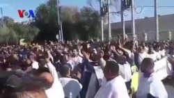 تجمع کارگران مقابل فرمانداری اهواز: استاندار و فرماندار، بی‌عرضه و بی‌خیال