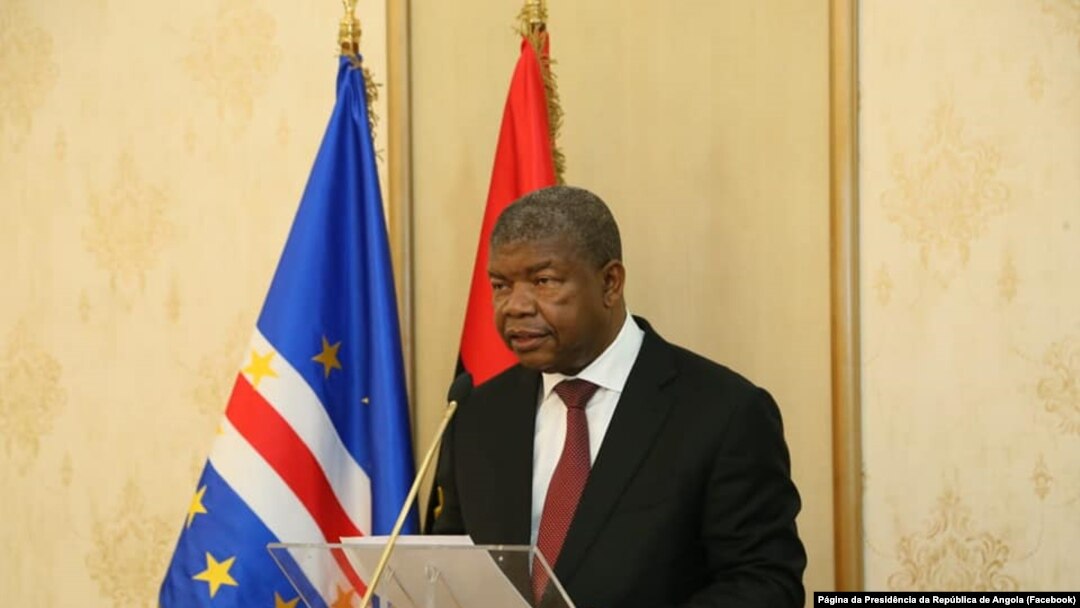 Presidente de Angola, João Lourenço, fala na Presidência de Cabo Verde, 14 Março 2022