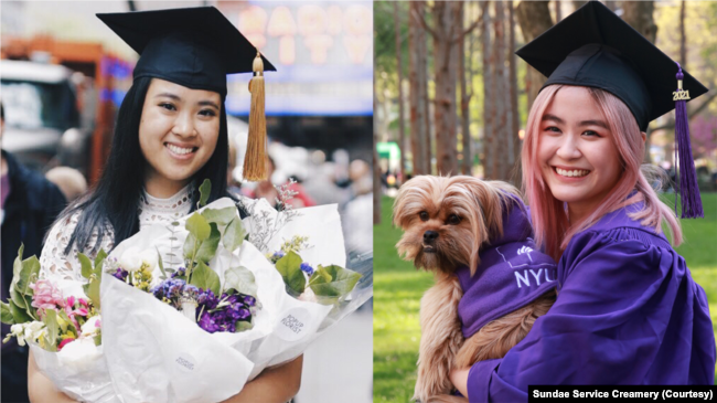 Liz dan Debbie, yang sama-sama alumni New York University, kini hidup di belahan dunia berbeda.