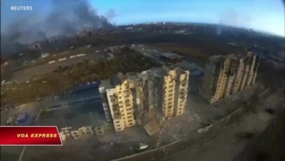 Phía Ukraine công bố hình ảnh hủy diệt tại Mariupol