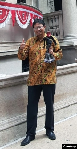 Indriyo Sukmono, pengajar bahasa Indonesia untuk penutur asing di Universitas Yale, New Haven, Connecticut. (Foto: koleksi pribadi)