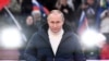 Ruski predsednik Vladimir Putin na skupu povodom obeležavanja osme godišnjice aneksije Krima, na stadionu Lužniki u Moskvi (Foto: Sputnik/Sergey Guneev/Kremlin via REUTERS)