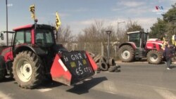 
Ֆերմերներն ու ճանապարհային փոխադրողները փակել են Ֆրանսիայի Լիոն քաղաքի մոտ գտնվող Ֆեյզինի նավթավերամշակման գործարանի մուտքը