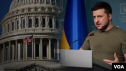 Presidente de Ucrania, Volodymyr Zeleneskyy, se dirigió el miéfcoles 16 de marzo de 2022 al Congreso de Estados Unidos.