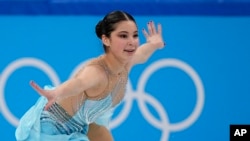 FILE - Alysa Liu, of the United States, competes in the women's free skate program during the figure skating competition at the 2022 Winter Olympics, in Beijing, China, Feb. 17, 2022.