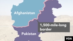 Pakistan and Afghanistan share a 1,500-mile border.