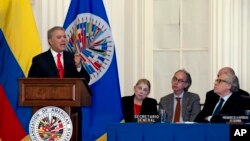 El presidente de Colombia, Iván Duque, dijo que el presidente encargado de Venezuela, Juan Guaidó es el "gran potector del pueblo venezolano". 