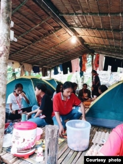 Para peserta yang menginap untuk dapat mengikuti English Camp (foto: dok. Vanessa Angelina).