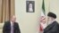 FILE - Russia's President Vladimir Putin, left, meets with Iran's Supreme Leader Ayatollah Ali Khamenei in Tehran, Iran, Nov. 23, 2015. 