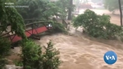 Trump Touts Environmental Achievements in DC’s Torrential Rain