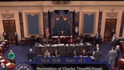2013-02-27 美國之音視頻新聞: 參議院通過哈格爾美國國防部長任命