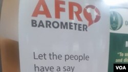 Mass Public Opinion Institute presenting Afrobarometer survey results