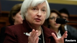 Federal Reserve Chair Janet Yellen delivers semiannual monetary policy testimony during a House Financial Services Committee hearing on Capitol Hill, Feb. 15, 2017.