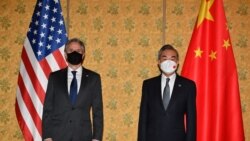 지난 10월 G-20 정상회의에서 만난 토니 블링컨 미 국무장관(좌)과 왕이 중국 외교부장(우) (자료사진)
