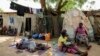 Displaced people are pictured at the EYN CAN Center internally displaced persons camp in Maiduguri, Nigeria, March 24, 2016.