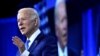 FILE - U.S. President Joe Biden speaks at the National League of Cities Congressional City Conference at the Marriott Marquis in Washington, March 14, 2022. 