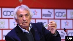 Le sélectionneur du Maroc, Vahid Halilhodzic, lors d'une conférence de presse à la CAN 2021, Cameroun, le 3 février 2022. 