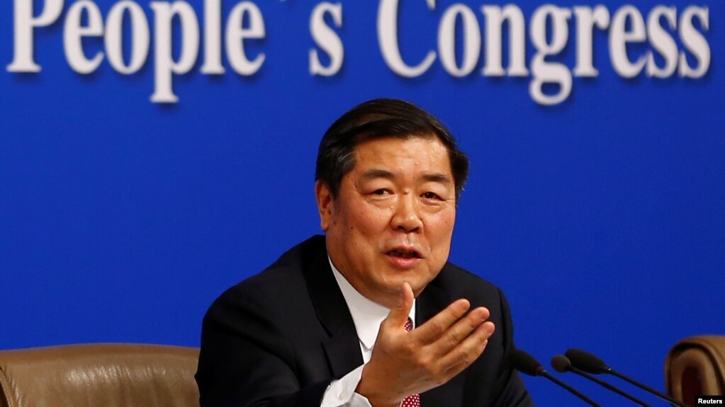 资料照：有可能出任中国副总理的现任中国国家发展和改革委员会(发改委)主任何立峰(photo:VOA)