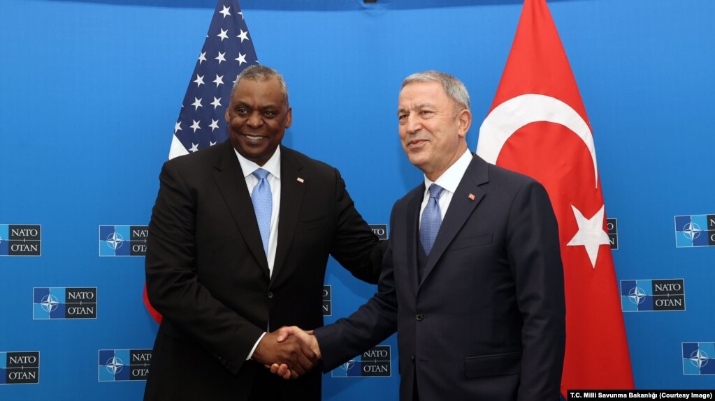 ABD Savunma Bakanı Lloyd Austin ve Milli Savunma Bakanı Hulusi Akar