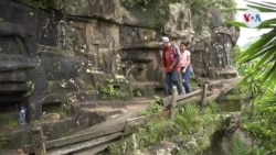 VIDEO: Un ermitaño esculpe en piedras en las montañas de Nicaragua