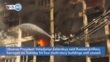 VOA60 World - Russia Shells Kyiv