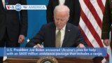VOA60 America - Biden Announces $800 Million in New Ukraine Assistance