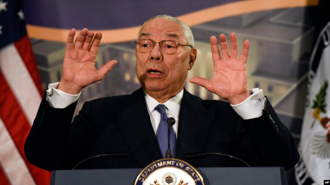Mantan Menteri Luar Negeri AS Colin Powell 