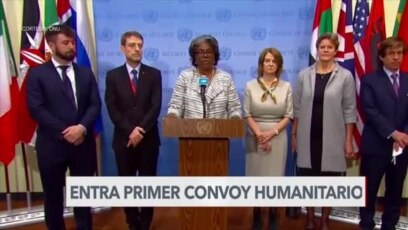 Llega a salvo primer convoy de la ONU