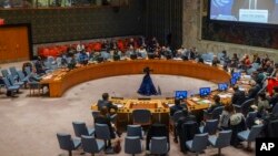 Заседание Совета Безопасности ООН 17 марта 2022 года в штаб-квартире ООН 