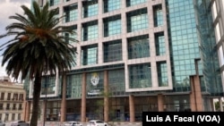 La Torre Ejecutiva, sede de la Presidencia de la República Oriental del Uruguay, en Montevideo, Uruguay.