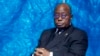 FILE - Ghana's President Nana Akufo-Addo attends the One Ocean Summit, in Brest, Brittany, Feb. 11, 2022. 