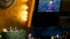 FILE - Vassily Nebenzia, permanent representative of Russia to the United Nations, speaks during a meeting of the U.N. General Assembly, at U.N. headquarters, March 23, 2022.