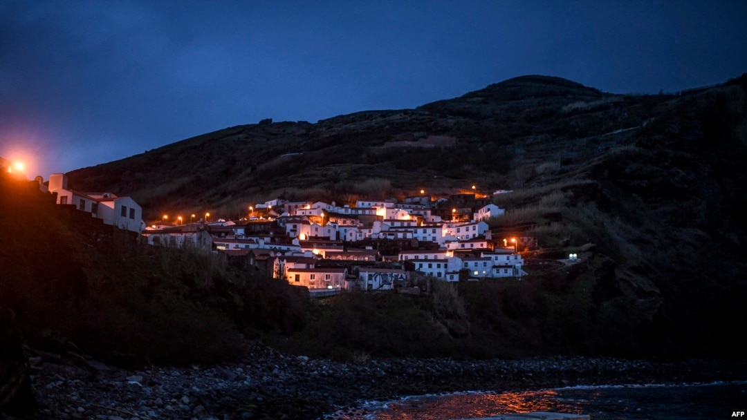 FILE - Vila do Corvo, in the Azores archipelago, is pictured March 12, 2021.