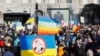Швейцария: акция протеста против российской агрессии в Украине 