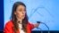 New Zealand Prime Minister Jacinda Ardern gestures during a press conference at parliament, in Wellington, New Zealand, March 23, 2022. New Zealand will remove many pandemic mandates over the next two weeks.