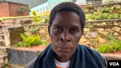 Rudo Maputire, a village health worker from Zimbabwe’s ministry of health in Chimanimani district, says the government was told about many cases of women being raped after Cyclone Idai in 2019. (Columbus Mavhunga/VOA)