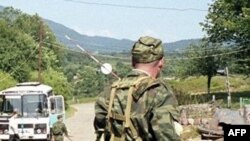 Российские солдаты покинули грузинское село Переви