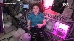 宇航员在国际空间站提供娱乐和教育