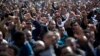 ۵ ژانویه ۲۰۱۴، شماری از مهاجران آفریقایی در تجمعی اعتراضی در میدان رابین تل اویو