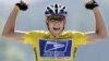 U.S. Postal Service Team rider Lance Armstrong of the United States raises his arms as he crosses the finish line to win the 204.5 km long 17th stage of the Tour de France from Bourd-d'Oisans to Le Grand Bornand, France, July 22, 2004. 