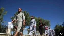 지난 5월 미국과 탈레반의 평화협정에 따라 아프가니스탄 바그람 수용소에 있던 탈레반 포로들이 석방됐다.