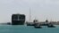 Ship Ever Given, one of the world's largest container ships, is seen after it was fully floated in Suez Canal, Egypt, March 29, 2021.