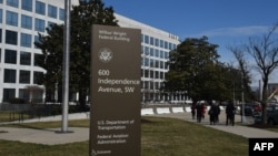 FILE - The Federal Aviation Administration (FAA) building is seen in Washington, D.C., on March 13, 2019.