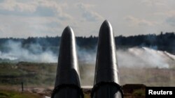 Dijelovi ruskih Iskander-M raketa, arhivska fotografija