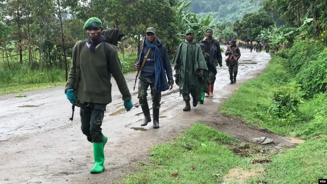 Les Forces de défense de la RDC repoussent les rebelles du M23.