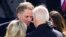 FILE - President Joe Biden hugs first lady Jill Biden, his son Hunter Biden and daughter Ashley Biden after being sworn-in during the 59th Presidential Inauguration at the US Capitol in Washington, Jan. 20, 2021.