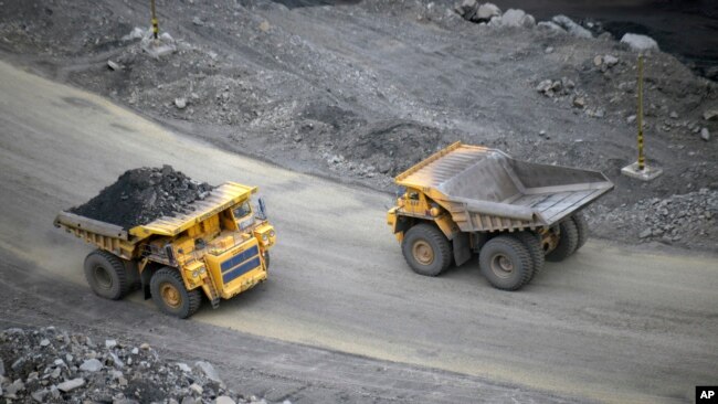 Mỏ than lộ thiên Kedrovsky ở Kemerovo, Nga (ảnh tư liệu, 2015).