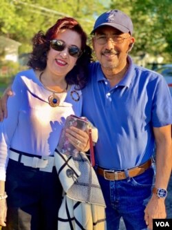 After 20 years, Rosemary Pimentel and Marcos Silva reunite in the U.S. The couple was separated when Silva immigrated to the United States from El Salvador. (Photo courtesy Rosemary Silva Pimentel)