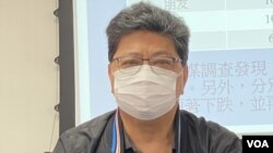 楊健興指出調查反映市民認為國安法直接影響新聞及言論自由。 (美國之音湯惠芸)