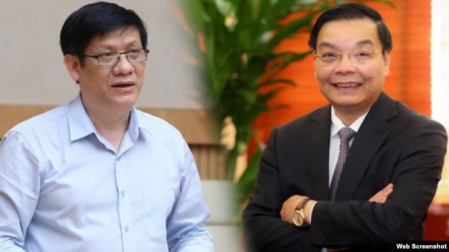 Hai ông Nguyễn Thanh Long và Chu Ngọc Anh đều được cơ quan điều tra xác định đã nhận tiền của công ty Việt Á
